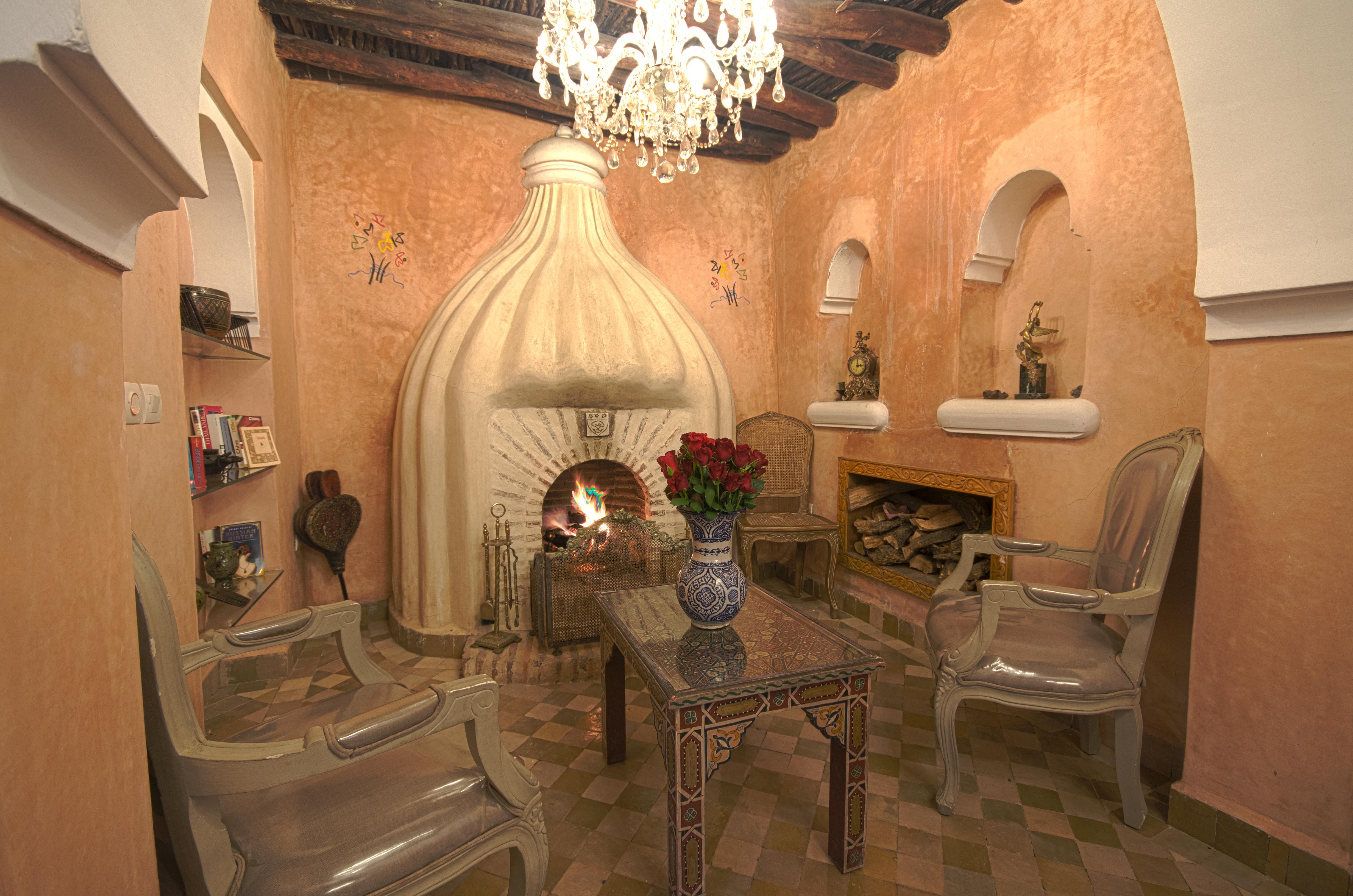 马拉喀什 Riad Palais Des Princesses & Spa酒店 外观 照片 A room in the Riad